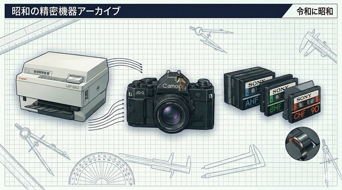 昭和の精密機器アーカイブ　カメラ・時計・オーディオ・電子機器の広告で辿る日本の技術的自負